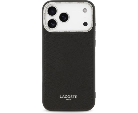 Lacoste PU Leather Champs Elysees MagSafe Case Чехол для Apple iPhone 17 Pro Max Чехлы - альтернативные