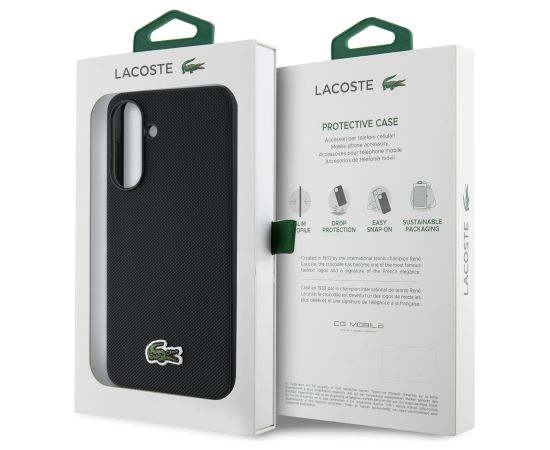 Lacoste Iconic Petit Pique Woven Logo MagSafe Case Aizsargapvalks priekš Samsung Galaxy A56 Neoriģinālie Maciņi