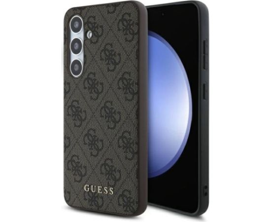 Guess 4G Metal Gold Logo Hardcase Чехол для Samsung Galaxy S24 FE Чехлы - альтернативные