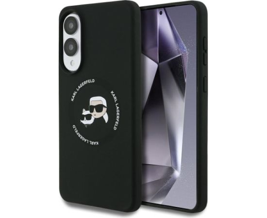 Karl Lagerfeld Silicone Double Head and Circle MagSafe Case for Samsung Galaxy S25 Edge Чехлы - альтернативные