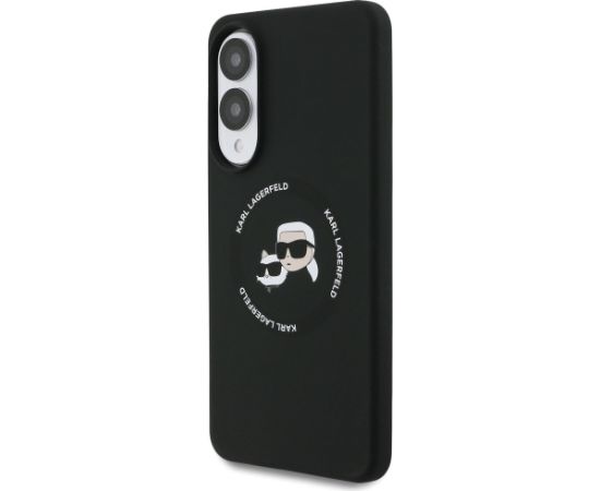 Karl Lagerfeld Silicone Double Head and Circle MagSafe Case for Samsung Galaxy S25 Edge Чехлы - альтернативные
