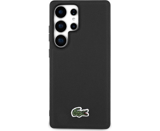 Lacoste Iconic Petit Pique Woven Logo MagSafe Case Aizsargapvalks priekš Samsung Galaxy S25 Ultra Neoriģinālie Maciņi