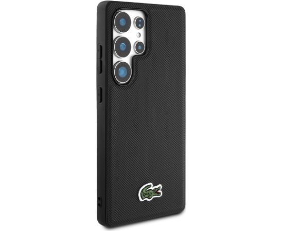 Lacoste Iconic Petit Pique Woven Logo MagSafe Case Aizsargapvalks priekš Samsung Galaxy S25 Ultra Neoriģinālie Maciņi