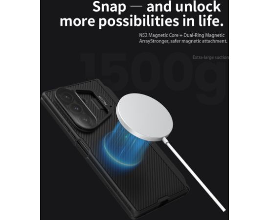 Nillkin CamShield Prop Magnetic Pen Slot (Transparent Lens) Case Чехол для Samsung Galaxy Z Fold 7 Чехлы - альтернативные