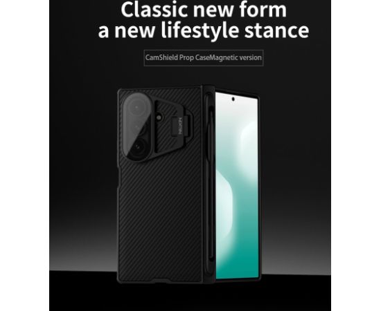 Nillkin CamShield Prop Magnetic Pen Slot (Transparent Lens) Case Чехол для Samsung Galaxy Z Fold 7 Чехлы - альтернативные