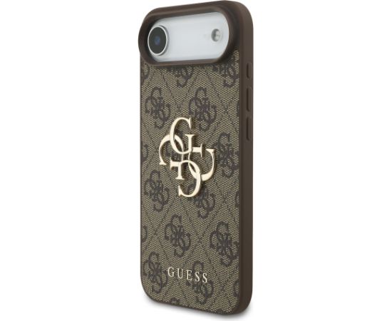 Guess PU 4G Metal Logo Strap Case Aizsargapvalks priekš Apple iPhone 17 Air Neoriģinālie Maciņi