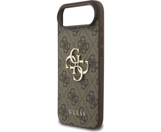 Guess PU 4G Metal Logo Strap Case Aizsargapvalks priekš Apple iPhone 17 Air Neoriģinālie Maciņi