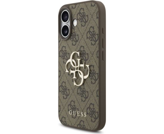 Guess PU 4G Metal Logo Strap Case Aizsargapvalks priekš Apple iPhone 17 Neoriģinālie Maciņi