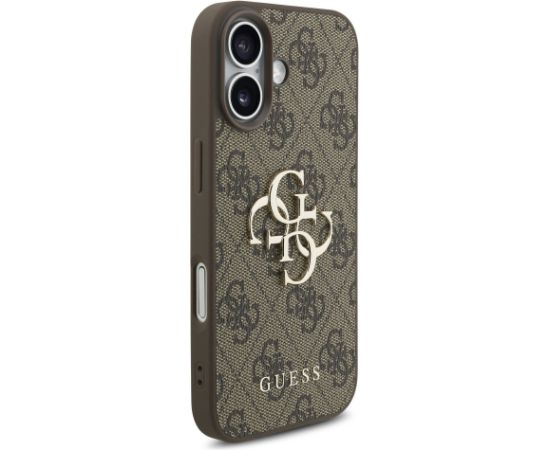 Guess PU 4G Metal Logo Strap Case Aizsargapvalks priekš Apple iPhone 17 Neoriģinālie Maciņi