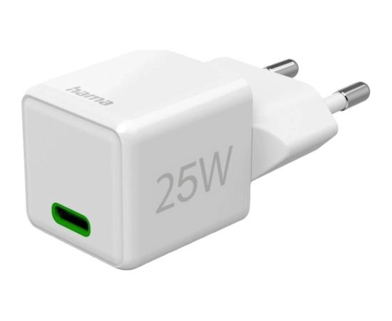 Hama   Mini Fast Charger USB-C PD 25W White