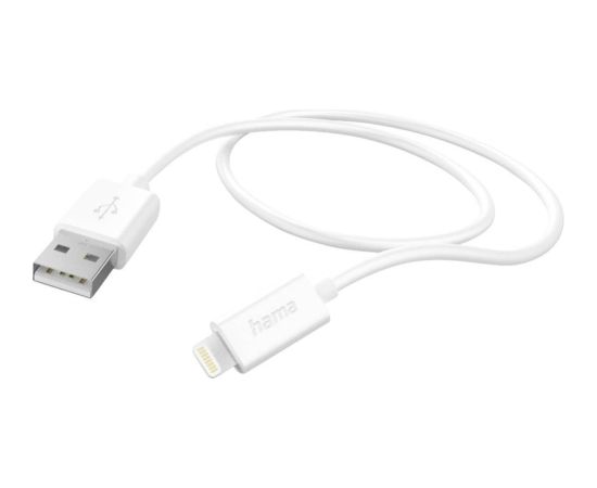 Hama   Charging Cable USB-A to Lightning 1m White Дата USB-кабели