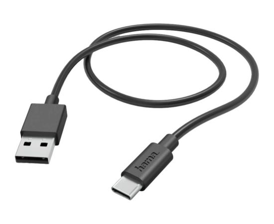 Hama   Charging Cable USB-A to USB-C 1m Black Data USB kabeļi