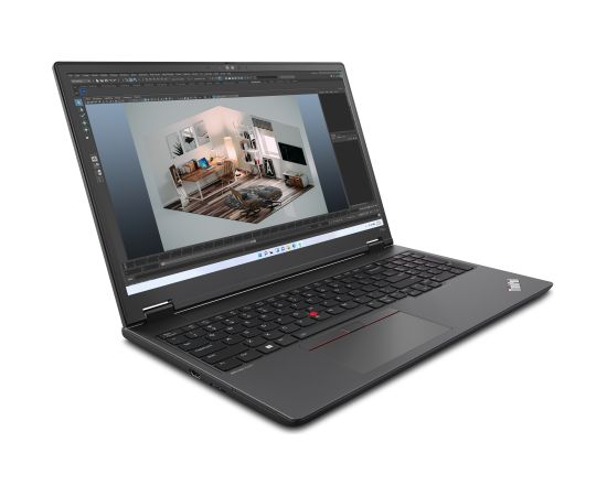 Lenovo ThinkPad P16v Gen 2 MOBILE WORKSTATION Core™ Ultra 7 155H 512GB SSD 16GB 16" (1920x1200) IPS WIN11 Pro NVIDIA® RTX 1000 6144MB BLACK Backlit Keyboard FP Reader 3YW / 21KX0021US