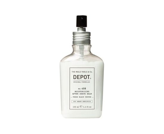 Depot No. 408 Moisturizing After Shave Balm Fresh Black Pepper - Zklidňující balzám po holení s hydratačním účinkem 100ml Smaržas - NESAKĀRTOTS