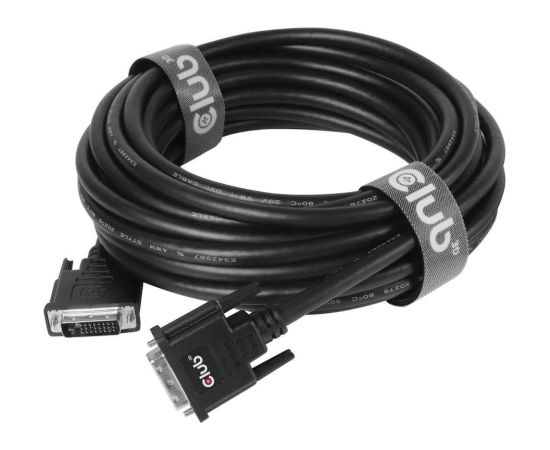 CABLE DVI-D TO DVI-D 10M/M/M CAC-1220 CLUB3D  Кабель HDMI