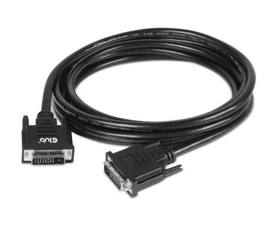 CABLE DVI-D TO DVI-D 3M/M/M CAC-1223 CLUB3D  Кабель HDMI