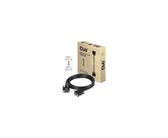 CABLE DVI-D TO DVI-D 3M/M/M CAC-1223 CLUB3D  Кабель HDMI