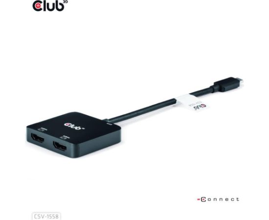 I/O HUB USB-C TO HDMI 2PORT/MST CSV-1558 CLUB3D