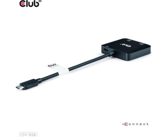 I/O HUB USB-C TO HDMI 2PORT/MST CSV-1558 CLUB3D