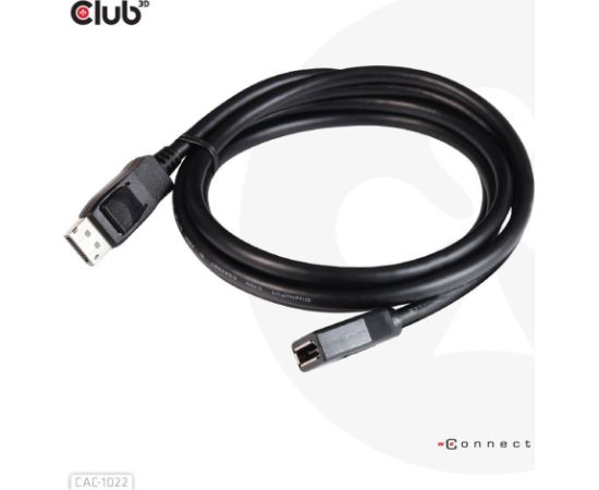 CABLE DP TO DP 2M/M/F CAC-1022 CLUB3D  Кабель HDMI