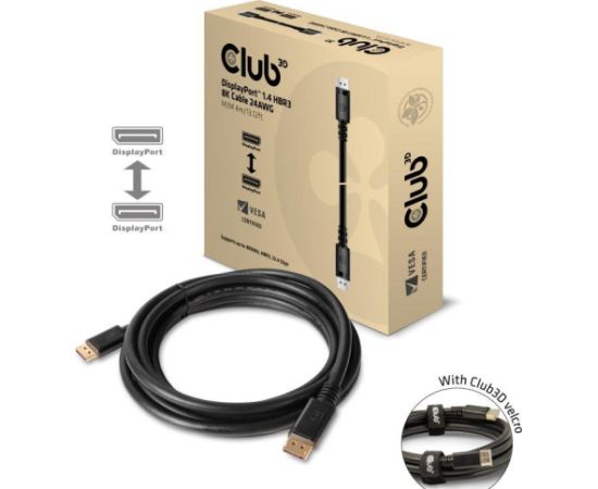 CABLE DP 4M/M/M CAC-1069B CLUB3D  Кабель HDMI