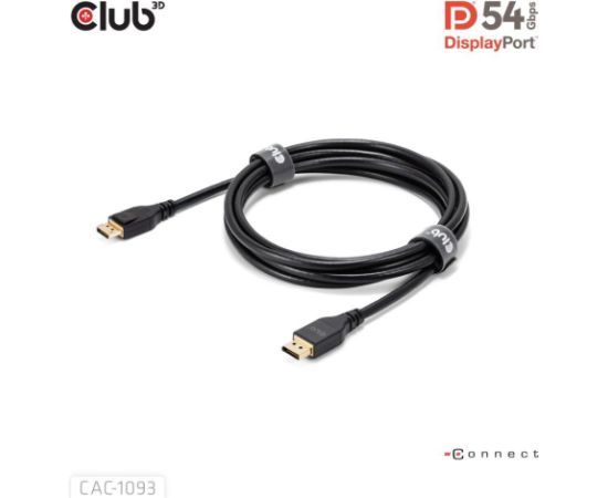 CABLE DP TO DP 3M/M/M CAC-1093 CLUB3D  Кабель HDMI