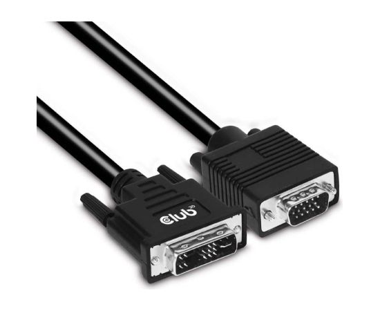 CABLE DVI-A TO VGA 3M/M/M CAC-1243 CLUB3D  Кабель HDMI