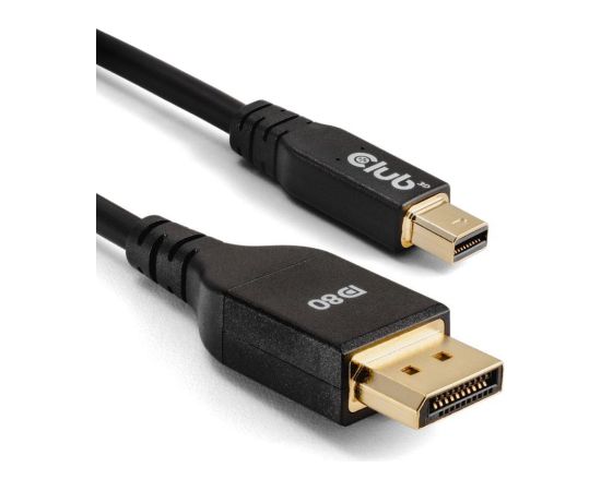 CABLE MINI DP TO DP 1M/M/M CAC-1116 CLUB3D  Кабель HDMI
