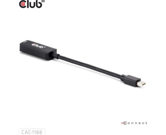 I/O ADAPTER MINI DP TO HDMI/M/F CAC-1188 CLUB3D I/O ADAPTER MINI DP TO HDMI/M/F CAC-1188 CLUB3D