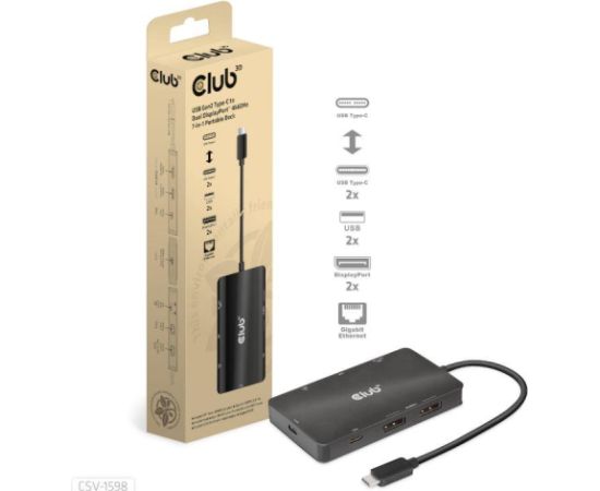 NB ACC DOCKING STATION 7IN1/USB-C 100W CSV-1598 CLUB3D