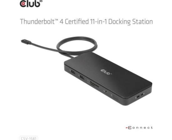NB ACC DOCKING STATION 11IN1/THUNDERBOLT CSV-1581 CLUB3D