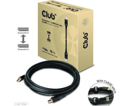 CABLE DP 5M/M/M CAC-1061 CLUB3D  Кабель HDMI