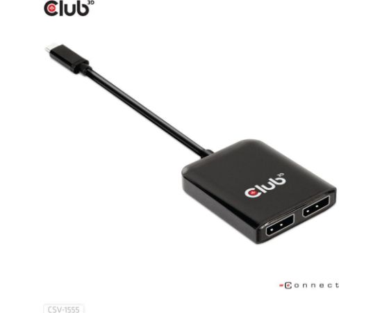 I/O HUB USB-C TO DP DUAL/CSV-1555 CLUB3D