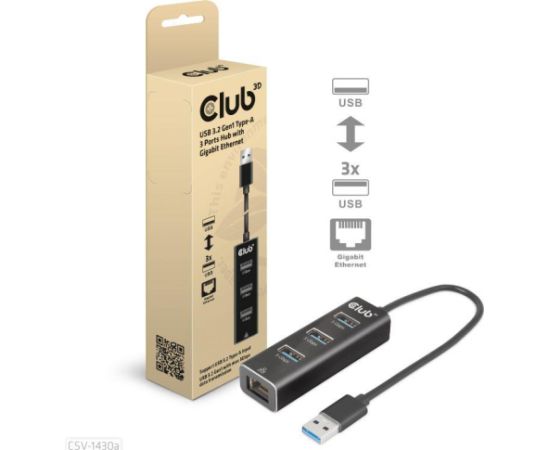 I/O HUB USB3.2 3PORT/CSV-1430A CLUB3D