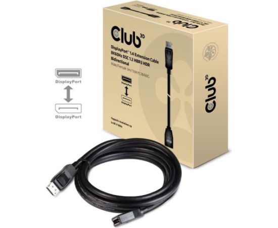 CABLE DP TO DP 3M/M/F CAC-1023 CLUB3D  Кабель HDMI
