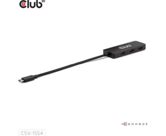 I/O HUB USB-C HDMI TRIPLE/CSV-1554 CLUB3D