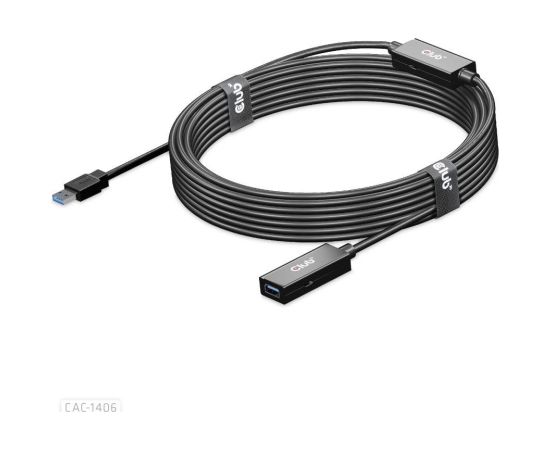 CABLE USB3.2 REPEATER 15M/M/F CAC-1406 CLUB3D Дата USB-кабели