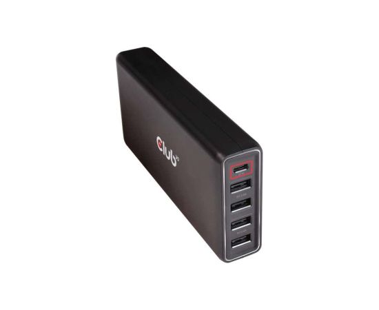 MOBILE CHARGER WALL 5P + CABLE/USB 111W CAC-1903EU CLUB3D