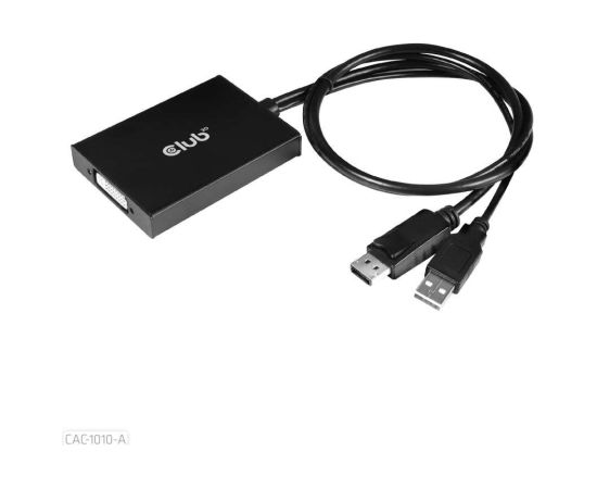 I/O ADAPTER USB TO DVI/DP/M/F CAC-1010-A CLUB3D I/O ADAPTER USB TO DVI/DP/M/F CAC-1010-A CLUB3D