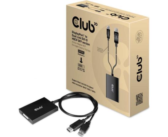 I/O ADAPTER USB TO DVI/DP/M/F CAC-1010-A CLUB3D I/O ADAPTER USB TO DVI/DP/M/F CAC-1010-A CLUB3D