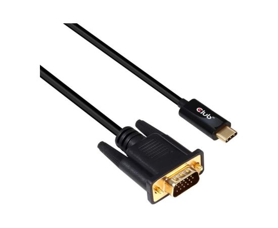 CABLE USB-C TO VGA 5M/M/M CAC-1512 CLUB3D  Кабель HDMI