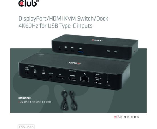 NB ACC DOCKING STATION/USB-C 120W CSV-1585 CLUB3D