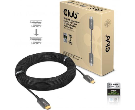 CABLE HDMI HIGH SPEED 20M/M/M CAC-1379 CLUB3D  Кабель HDMI