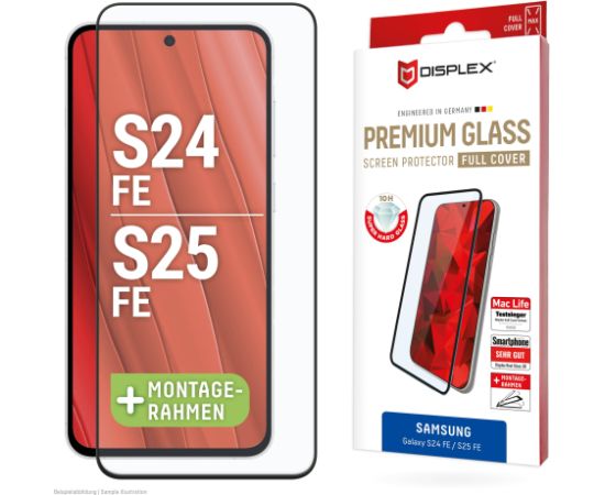 Samsung Galaxy S24 FE/S25 FE Premium Screen Glass Full Cover By Displex Transparent