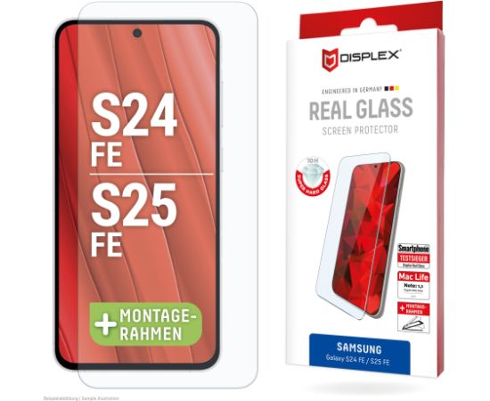Samsung Galaxy S24 FE/S25 FE Real Screen Glass By Displex Transparent