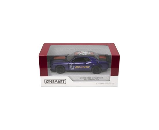 Kinsmart Metāla auto modelis 2023 Dodge Challenger SRT Demon 170 1:40 kastē KT5461WF