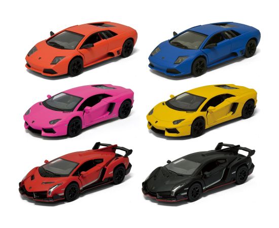Metāla mašīnas modelis Matte Lamborghini Kinsmart (kastīte) KT5370W