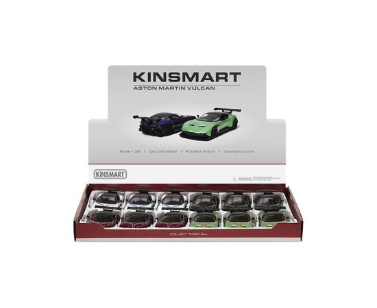 Kinsmart Metāla mašīnas modelis Aston Martin Vulcan (Livery Edition) 1:38 KT5407F