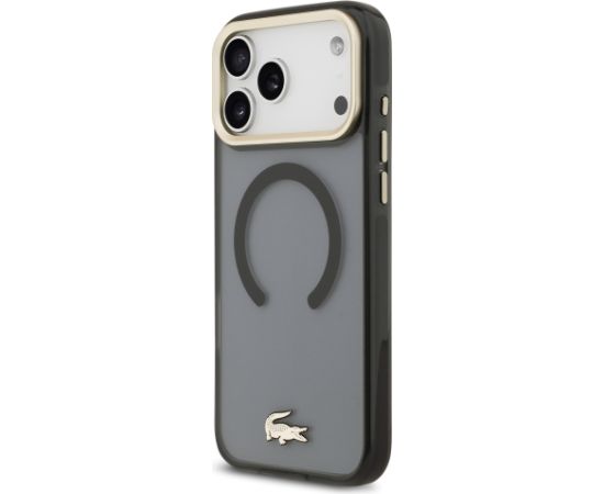 Lacoste PC/TPU Frosted Finish Gold Logo MagSafe Case Чехол для Apple iPhone 17 Pro Max Чехлы - альтернативные