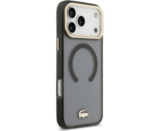 Lacoste PC/TPU Frosted Finish Gold Logo MagSafe Case Чехол для Apple iPhone 17 Pro Max Чехлы - альтернативные